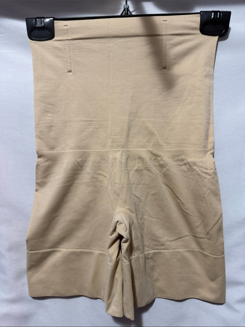 High-Waist Beige Women's Shaping Shorts